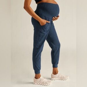 Beyond the Bump Spacedye Maternity Midi Jogger | Beyond Yoga